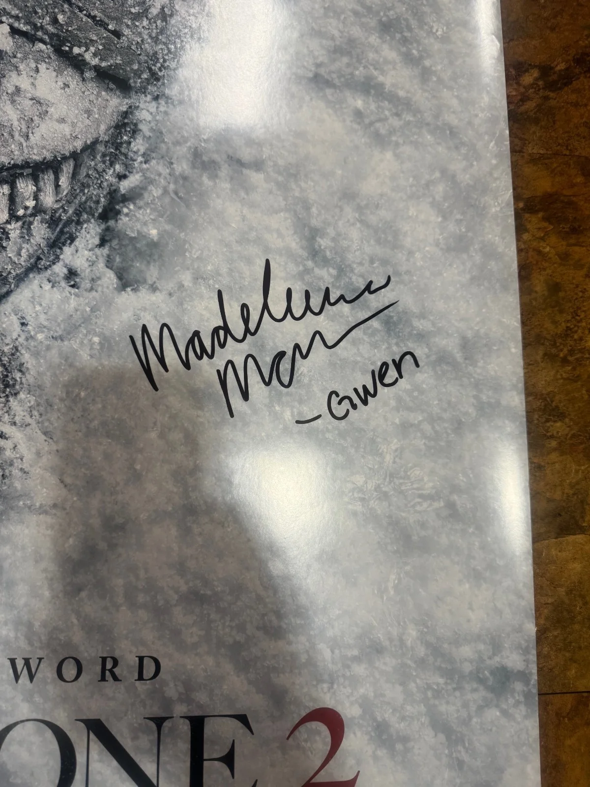 madeleine mcgraw — Black Phone 2 MADELEINE MCGRAW Signed Original DS Poster JSA 27x40, изображение 2