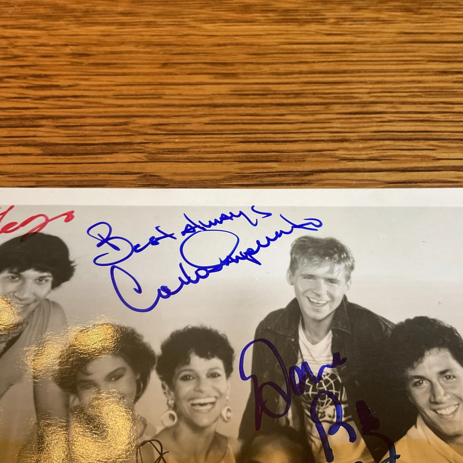 "FAME" AUTOGRAPH CAST 8X10 PHOTO 8 SIGNATURES, image 3