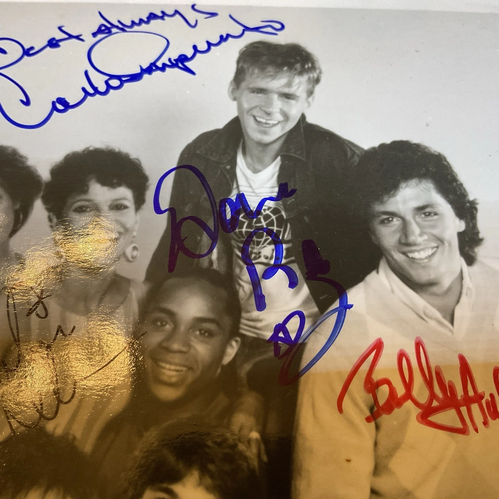 "FAME" AUTOGRAPH CAST 8X10 PHOTO 8 SIGNATURES, image 5