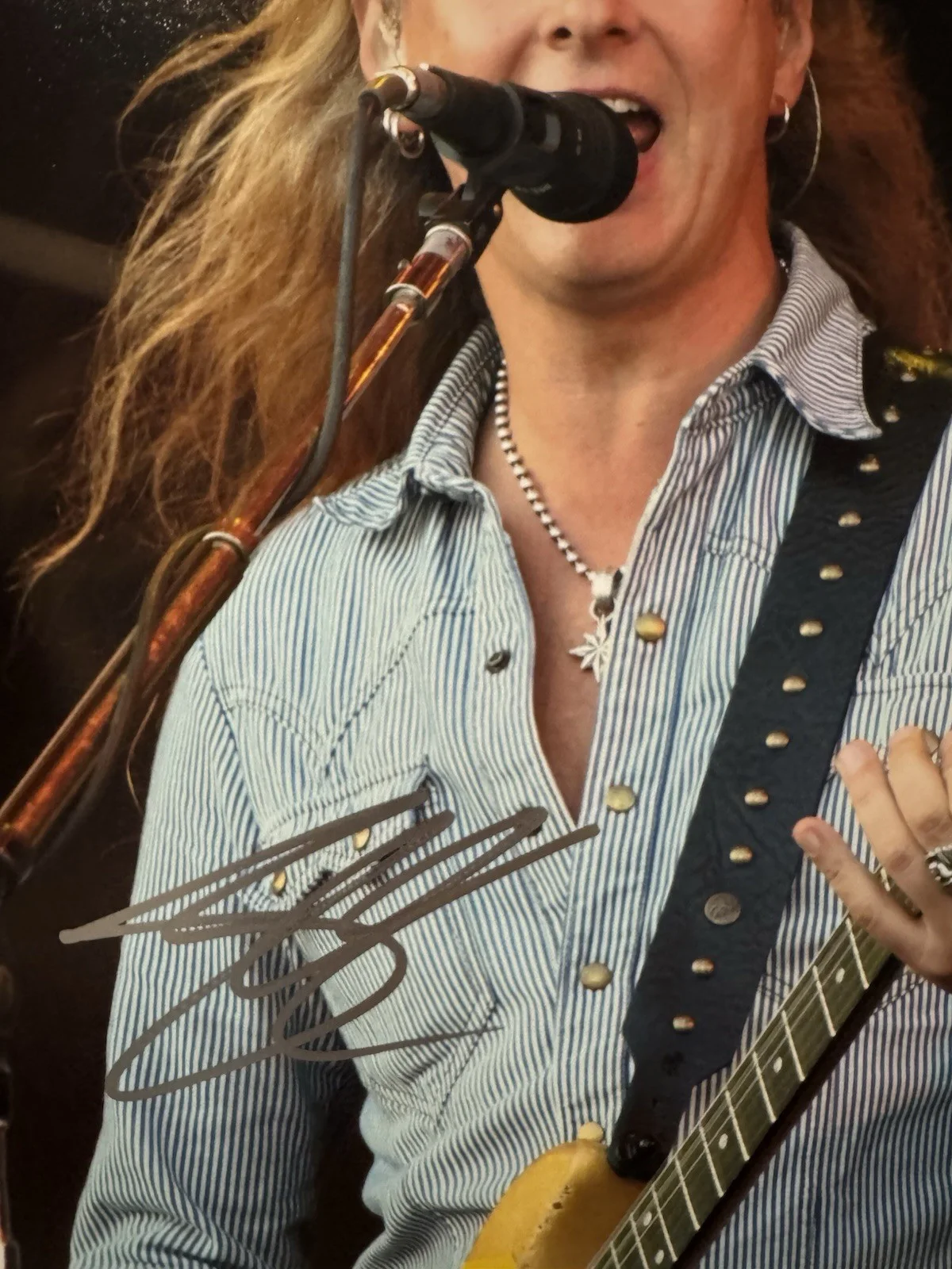 JERRY CANTRELL Autographed 8x10 photo ALICE IN CHAINS W/coa, изображение 2
