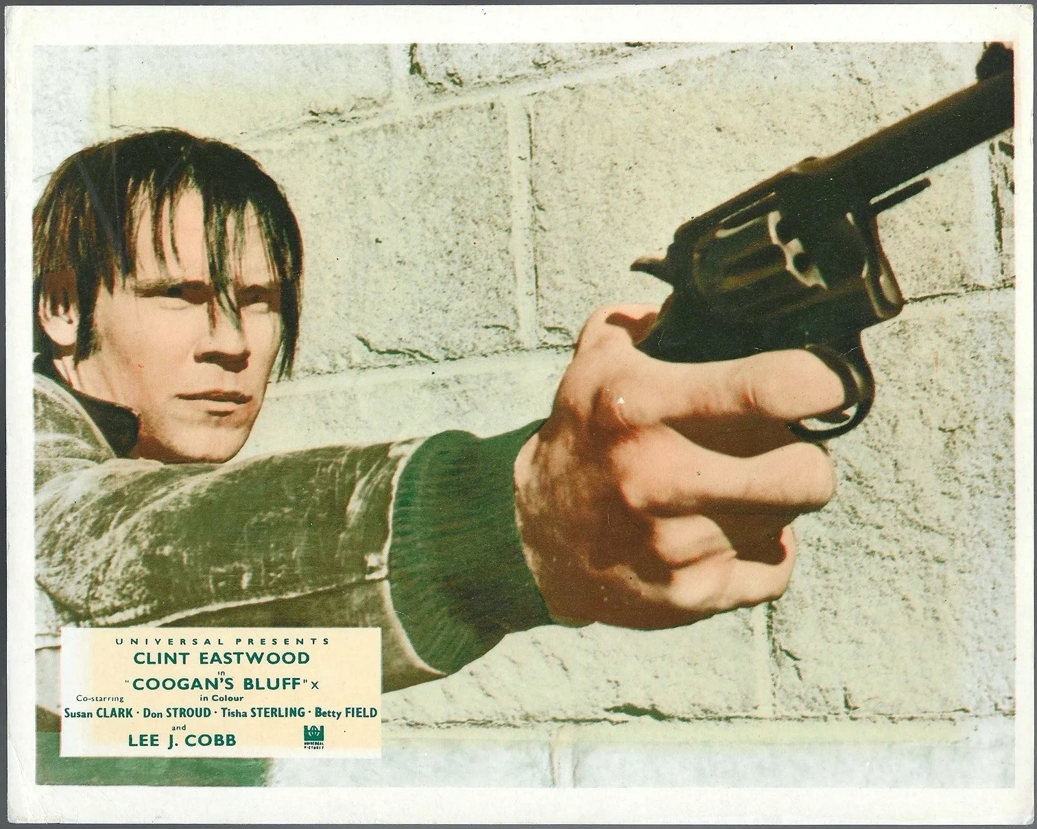 Coogan's Bluff 6x ORIGINAL UK FOH Lobby Cards Clint Eastwood Lee J. Cobb 1968, изображение 3
