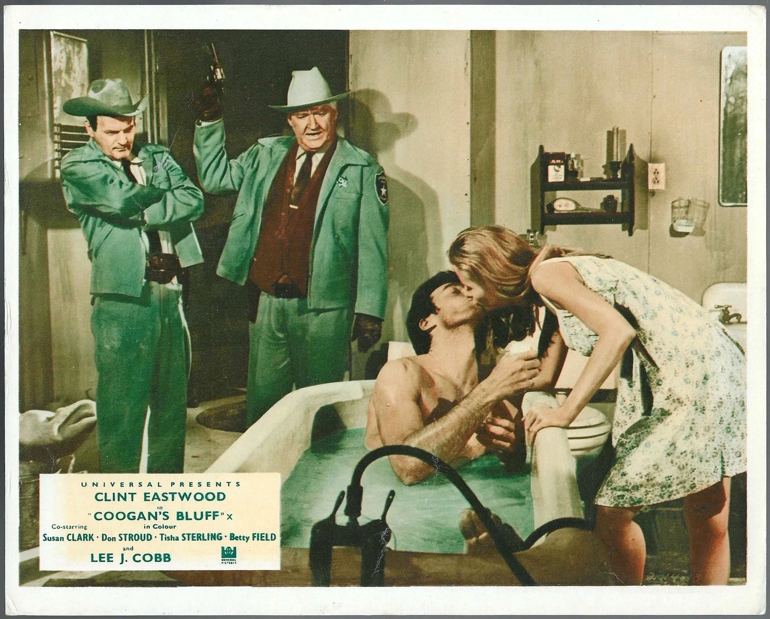 Coogan's Bluff 6x ORIGINAL UK FOH Lobby Cards Clint Eastwood Lee J. Cobb 1968, изображение 5