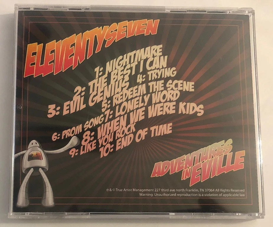 Eleventyseven Adventures In Eville Signed Autographed CD 2009 Independent V.G., image 2