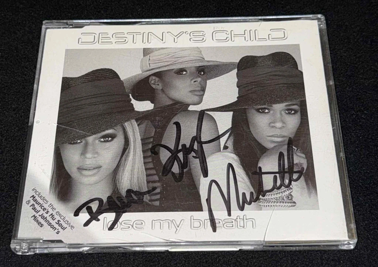Destiny's Child Signed Lose My Breath CD Insert JSA LOA Autograph Beyonce, image 2