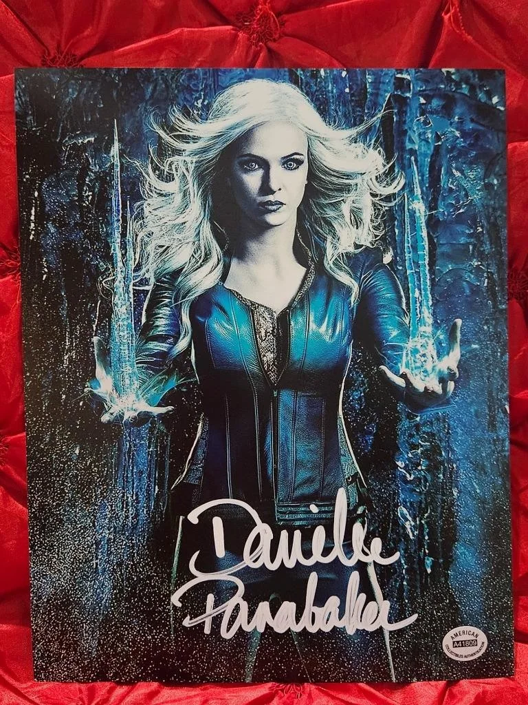 DANIELLE PANABAKER — DANIELLE PANABAKER KILLER FROST HAND SIGNED AUTOGRAPHED 8X10 PHOTO THE FLASH COA