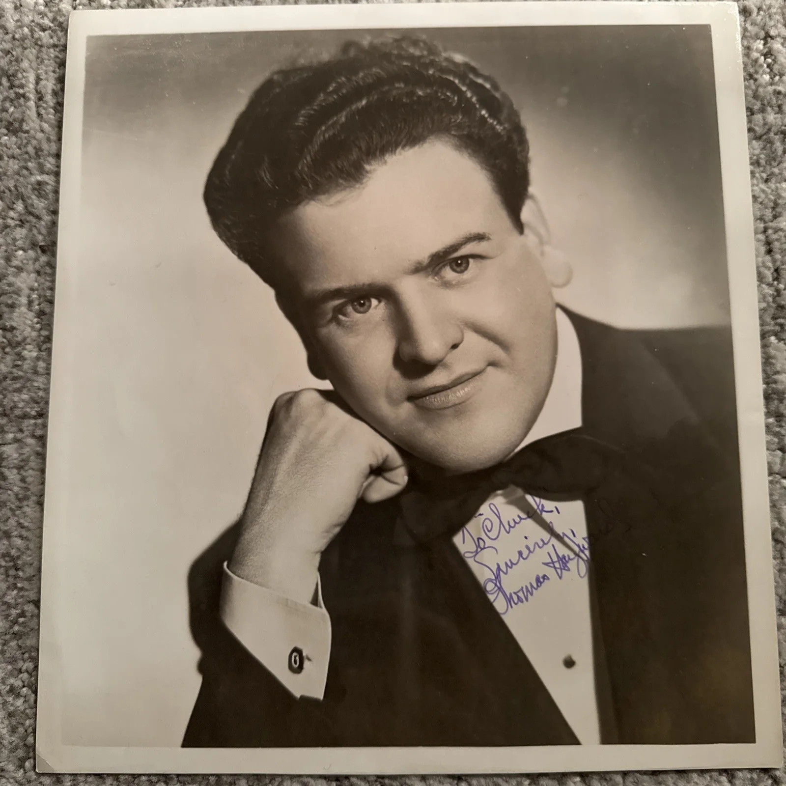 Vintage Thomas Hayward Autograph Hand Signed Inscribed Photo, изображение 2