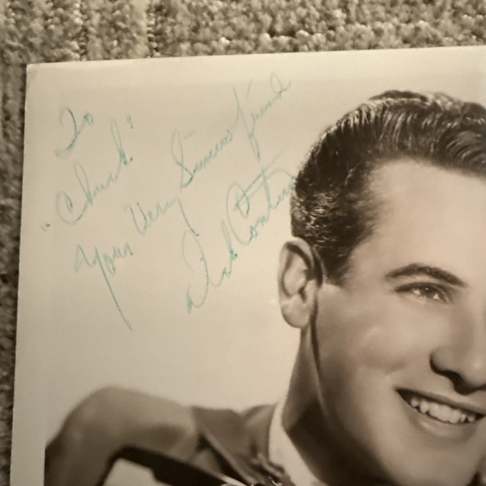 Vintage DICK CONTINO Autograph Hand Signed Inscribed Photo, image 3