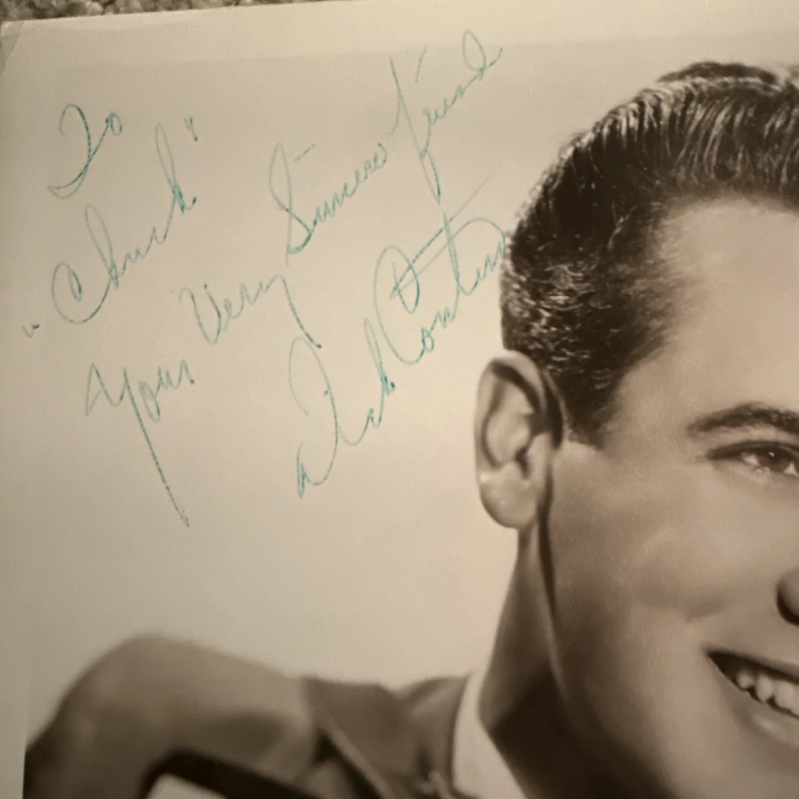 Vintage DICK CONTINO Autograph Hand Signed Inscribed Photo, image 4