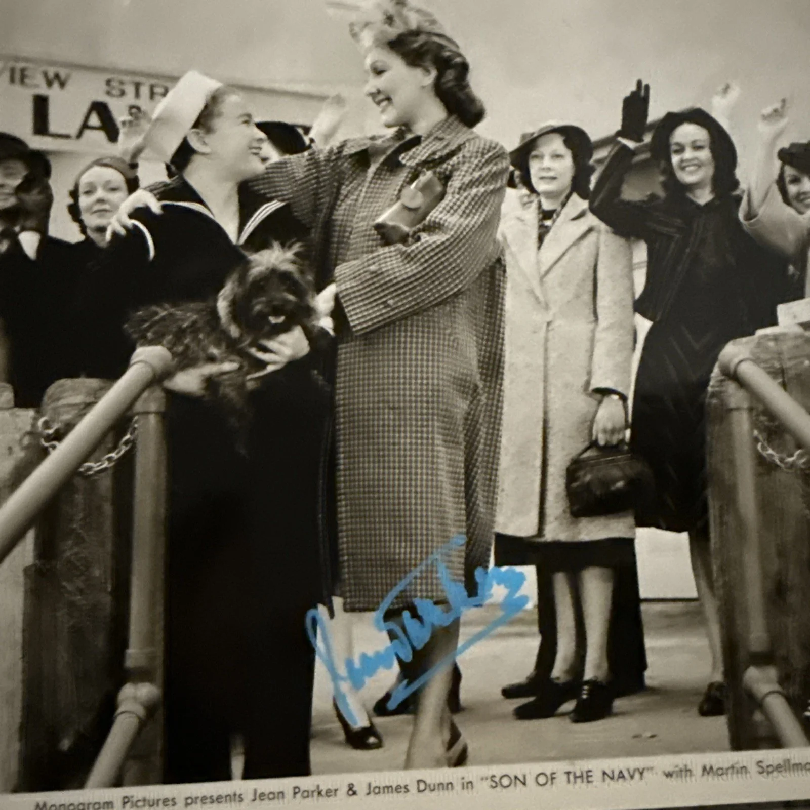 Jean Parker SIGNED PHOTO Autograph COA 8x10 Son Of The Navy 1940, изображение 3