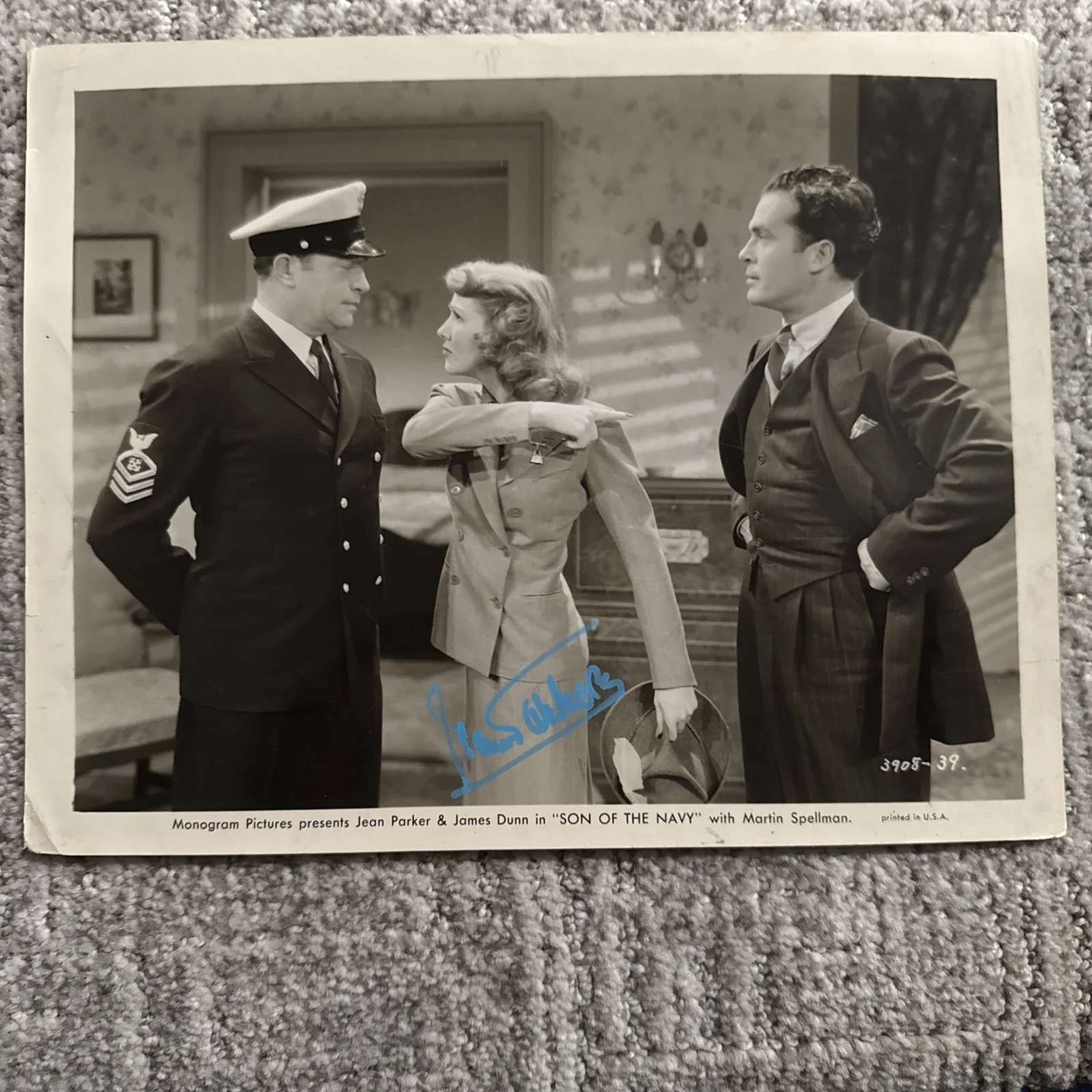 Jean Parker SIGNED PHOTO Autograph COA 8x10 Son Of The Navy 1940, изображение 2