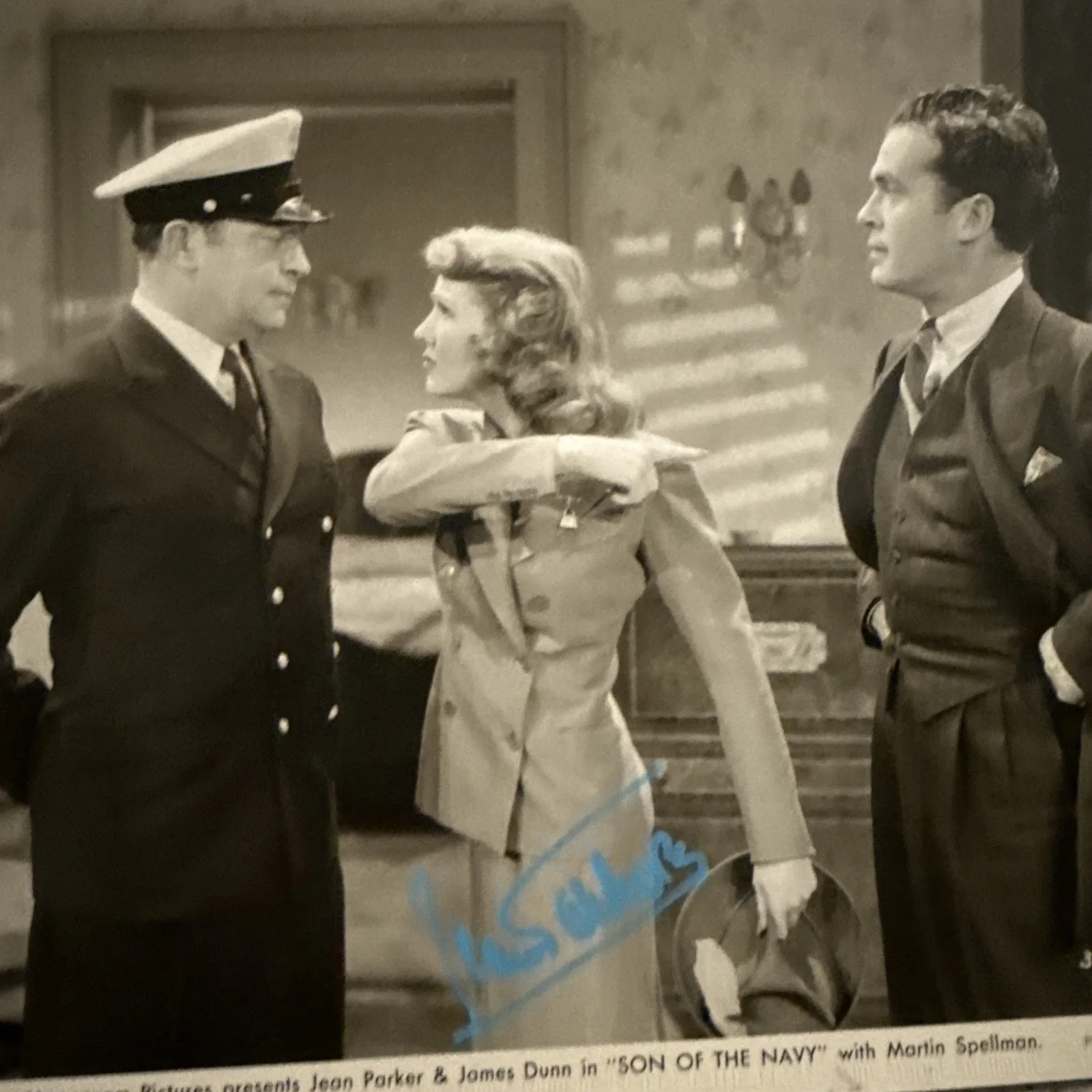 Jean Parker SIGNED PHOTO Autograph COA 8x10 Son Of The Navy 1940, изображение 3