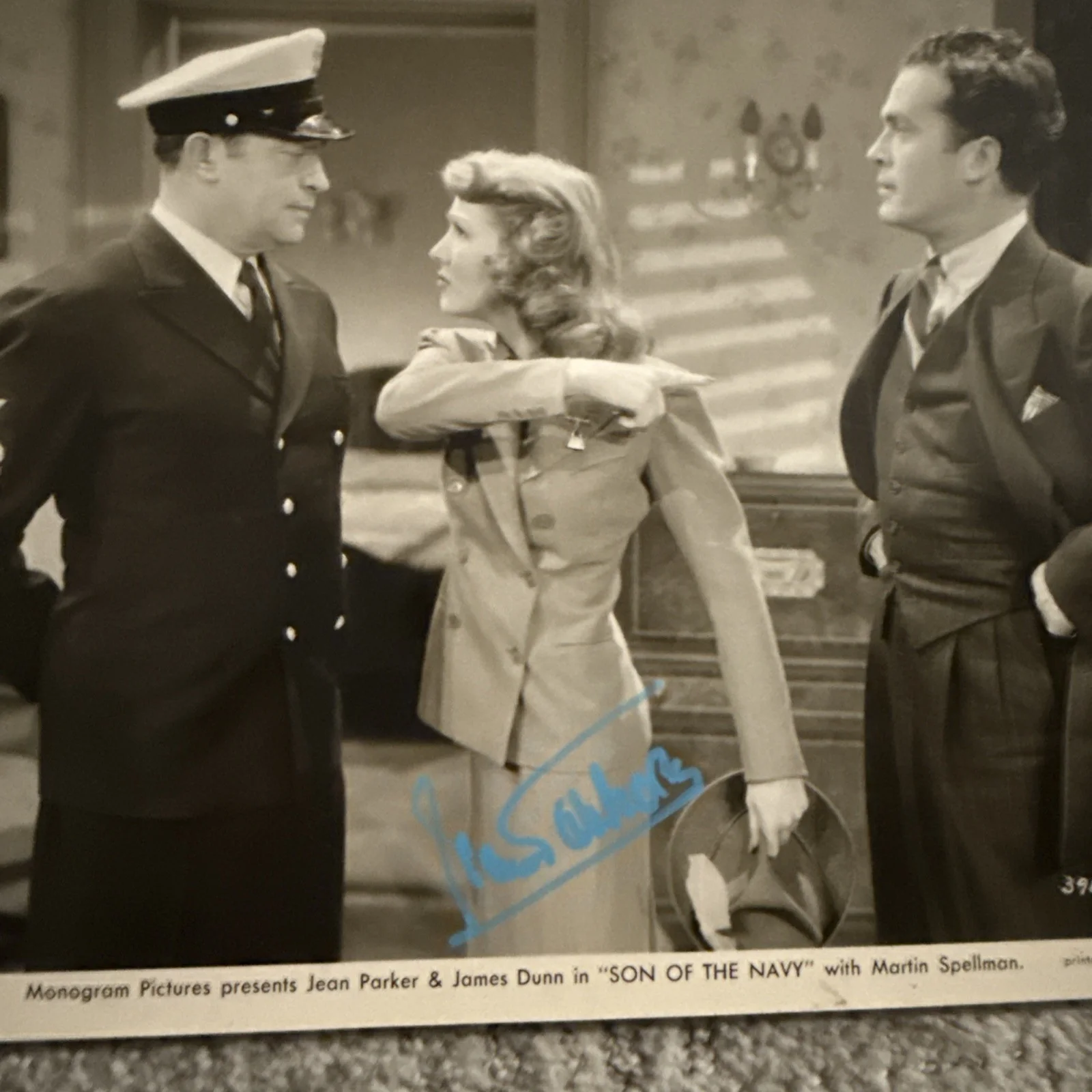 Jean Parker SIGNED PHOTO Autograph COA 8x10 Son Of The Navy 1940, изображение 4