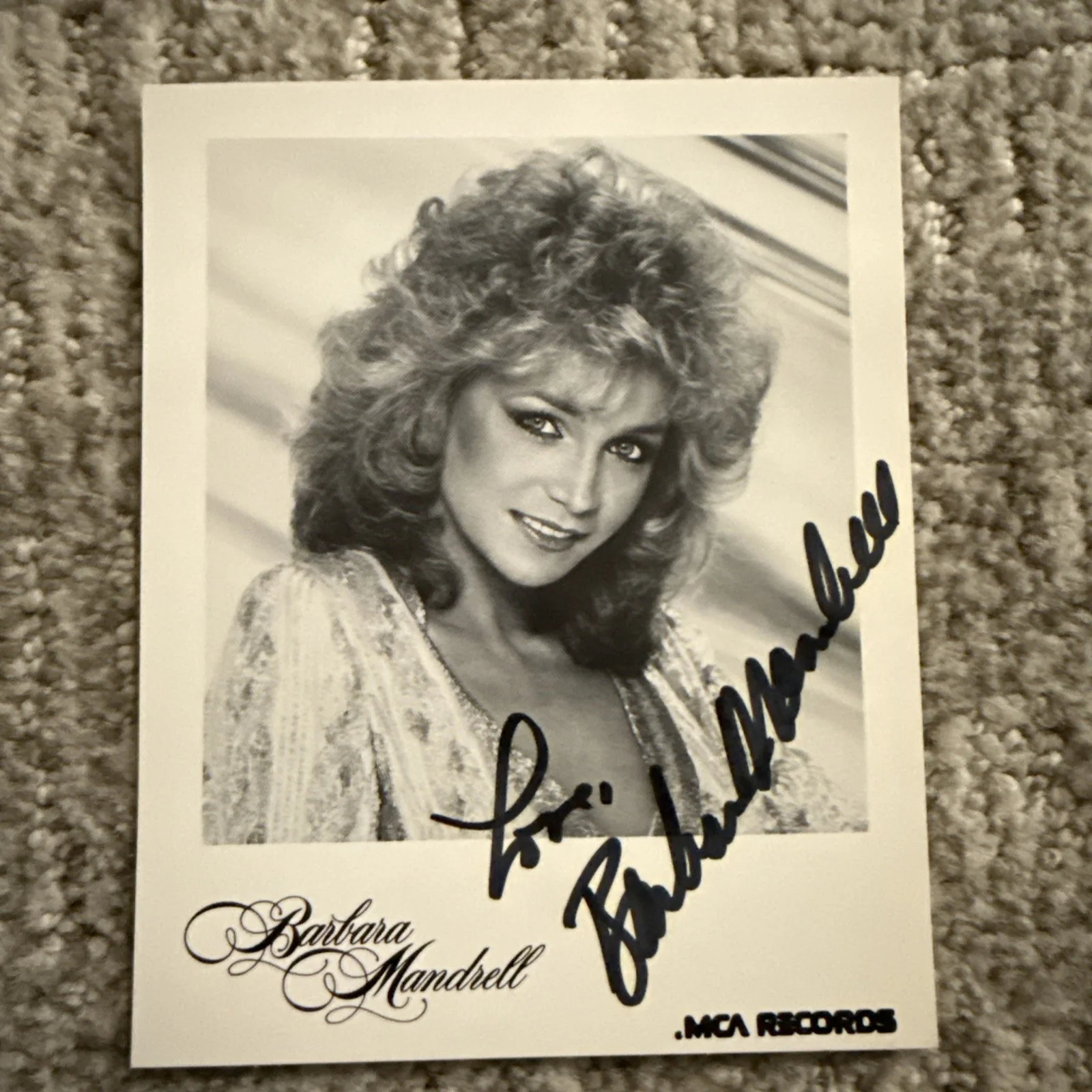 Country Queen Barbara Mandrell SIGNED PHOTO Autograph COA GA, изображение 2