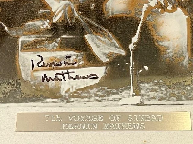 Kerwin Mathews — Kerwin Mathews "Seventh Voyage of Sinbad" Autographed Signed Photograph COA, изображение 3