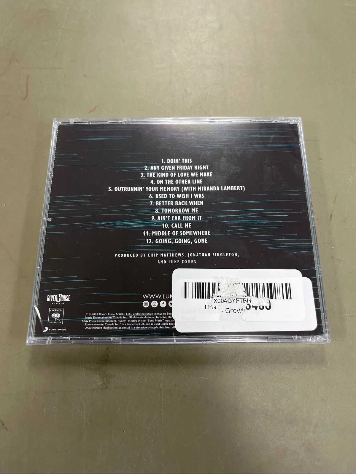 Luke Combs — Luke Combs - Growin' Up, image 2