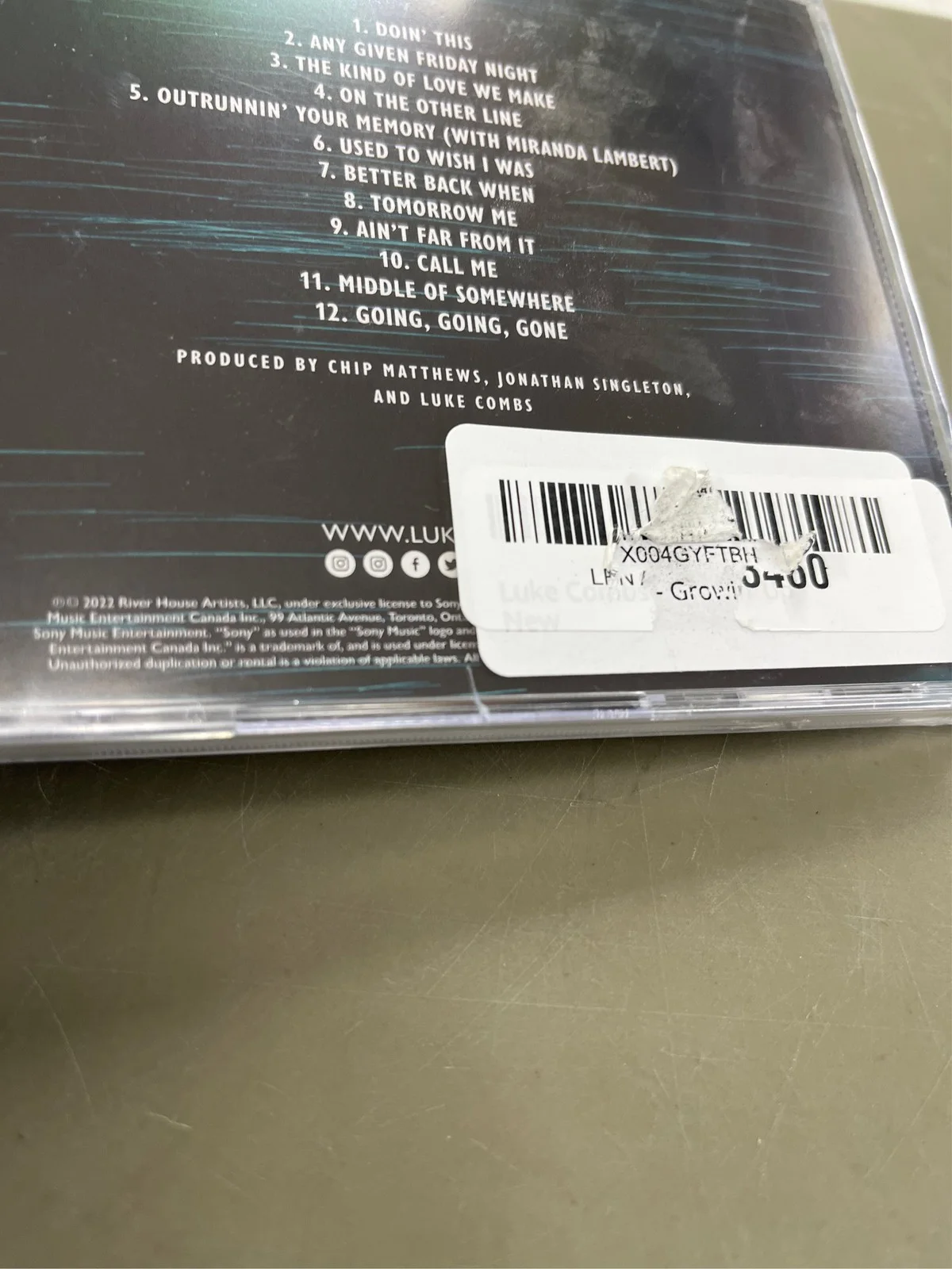 Luke Combs — Luke Combs - Growin' Up, image 4