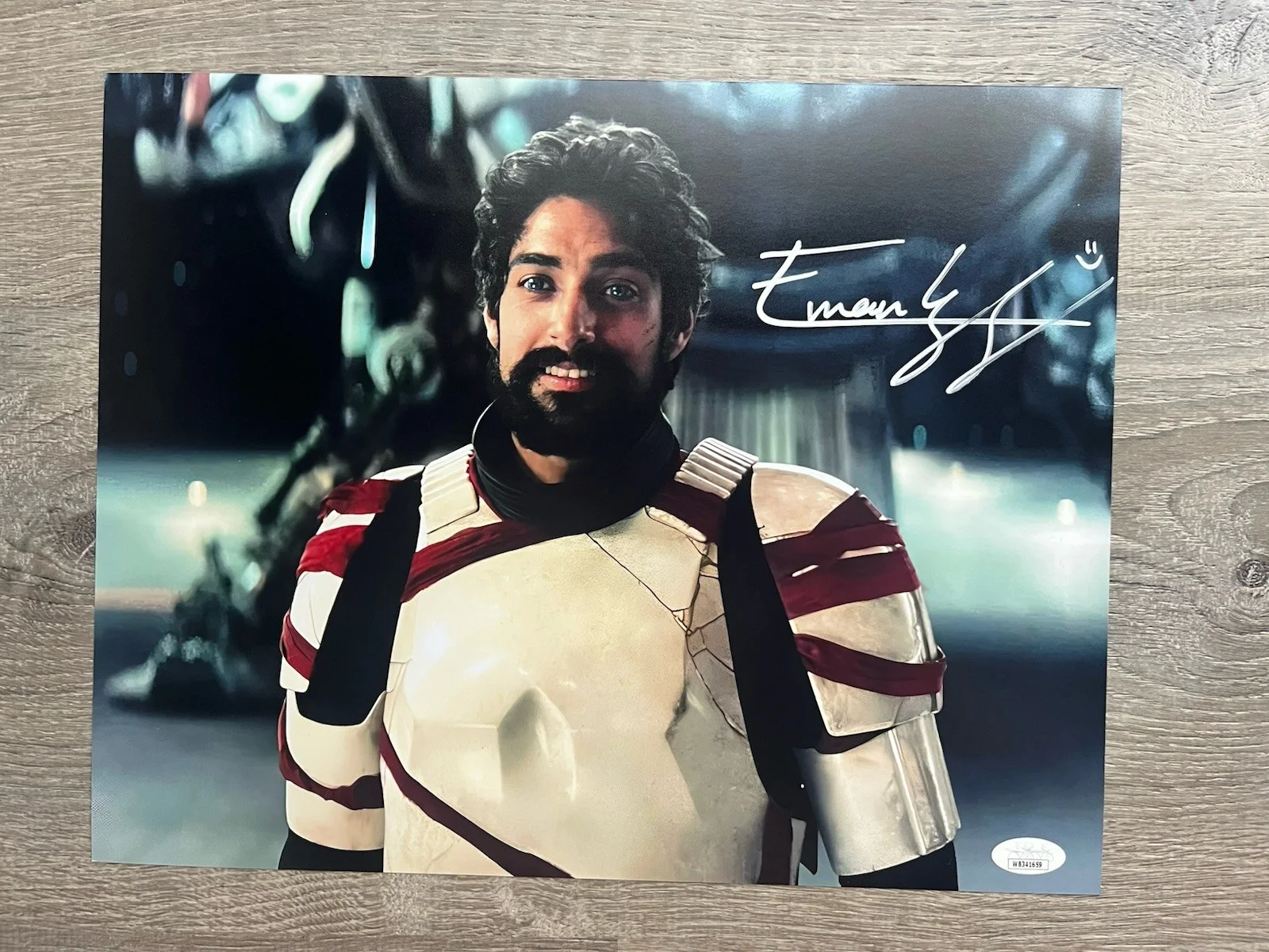 Eman Esfandi — Eman Esfandi Signed Ezra Bridger 11x14 Photo JSA COA AHSOKA Star Wars, image 2
