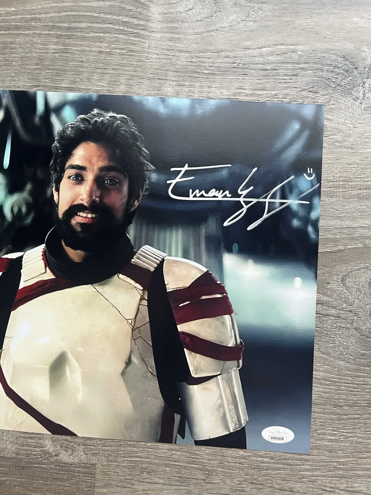 Eman Esfandi — Eman Esfandi Signed Ezra Bridger 11x14 Photo JSA COA AHSOKA Star Wars, image 3