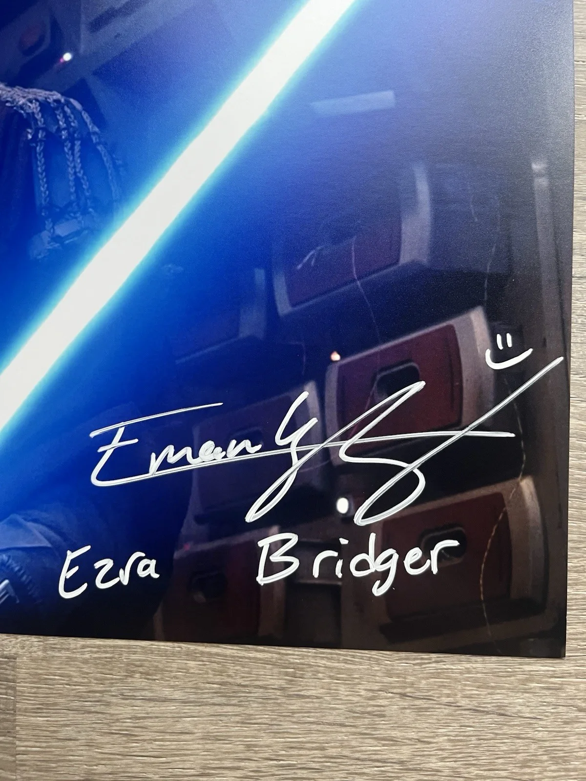 Eman Esfandi — Eman Esfandi Signed Ezra Bridger 11x14 Photo JSA COA AHSOKA Star Wars, image 4