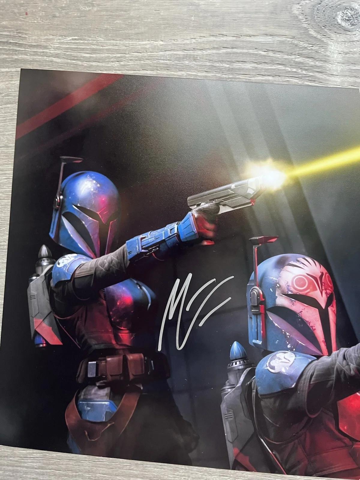 Mercedes Varnado — QC Mercedes Varnado Signed 11x17 Photo JSA COA Star Wars Mandalorian Sasha Banks, изображение 3