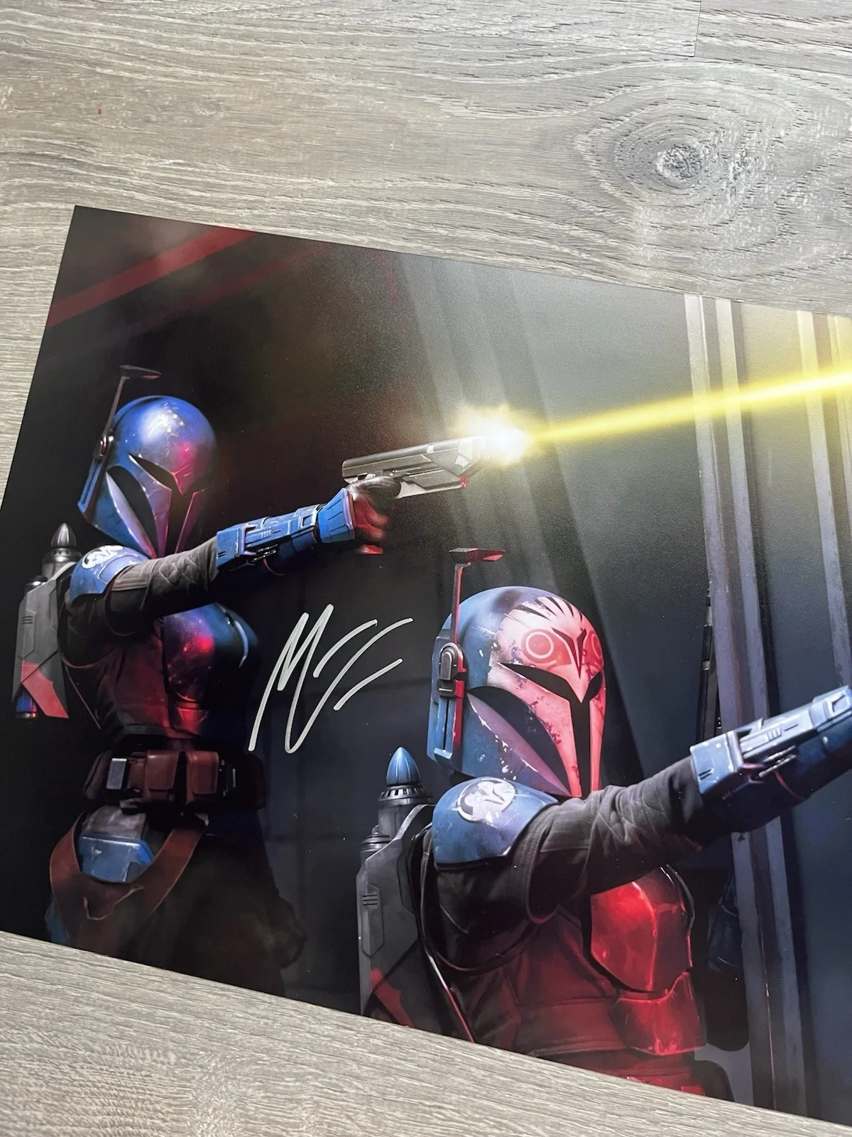 Mercedes Varnado — QC Mercedes Varnado Signed 11x17 Photo JSA COA Star Wars Mandalorian Sasha Banks, изображение 5