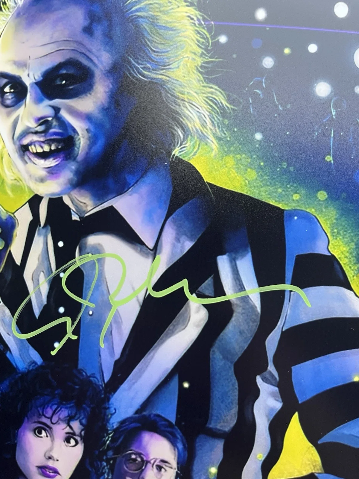 Alec Baldwin — Alec Baldwin Signed Beetlejuice 11x17 Photo JSA COA Adam Maitland Horror Auto, изображение 4