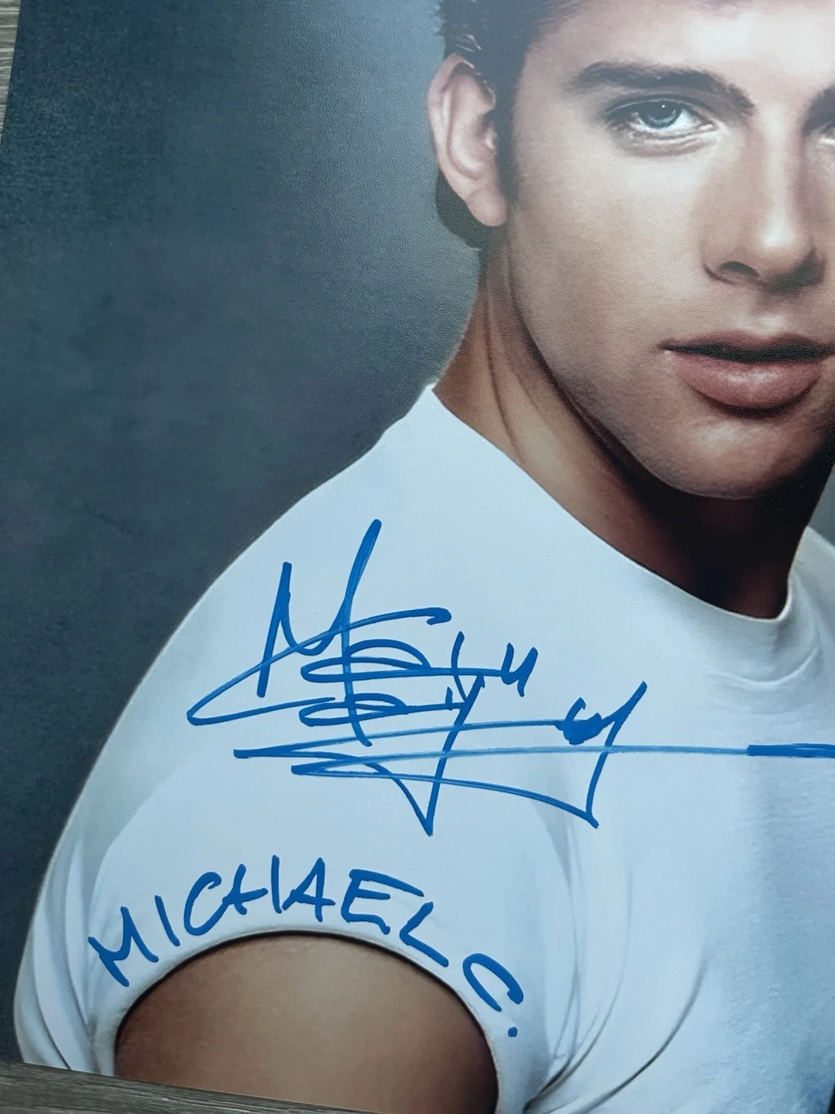 Maxwell Caulfield — Maxwell Caulfield Signed Michael Carrington 11x14 Photo Beckett COA Grease 2, изображение 4