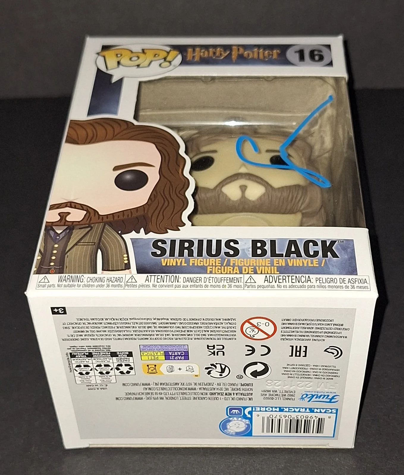 Daniel Radcliffe — Gary Oldman Signed Autographed Funko Sirius Black Harry Potter Beckett COA, изображение 5