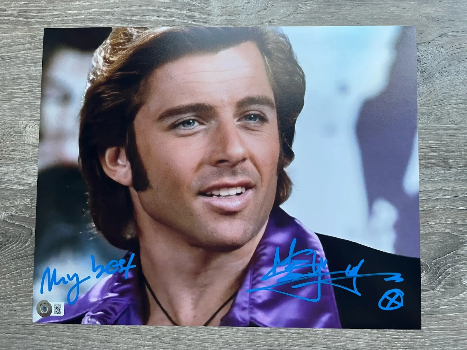 Maxwell Caulfield — Maxwell Caulfield Signed Rex Manning 11x14 Photo Beckett COA Empire Records, image 2