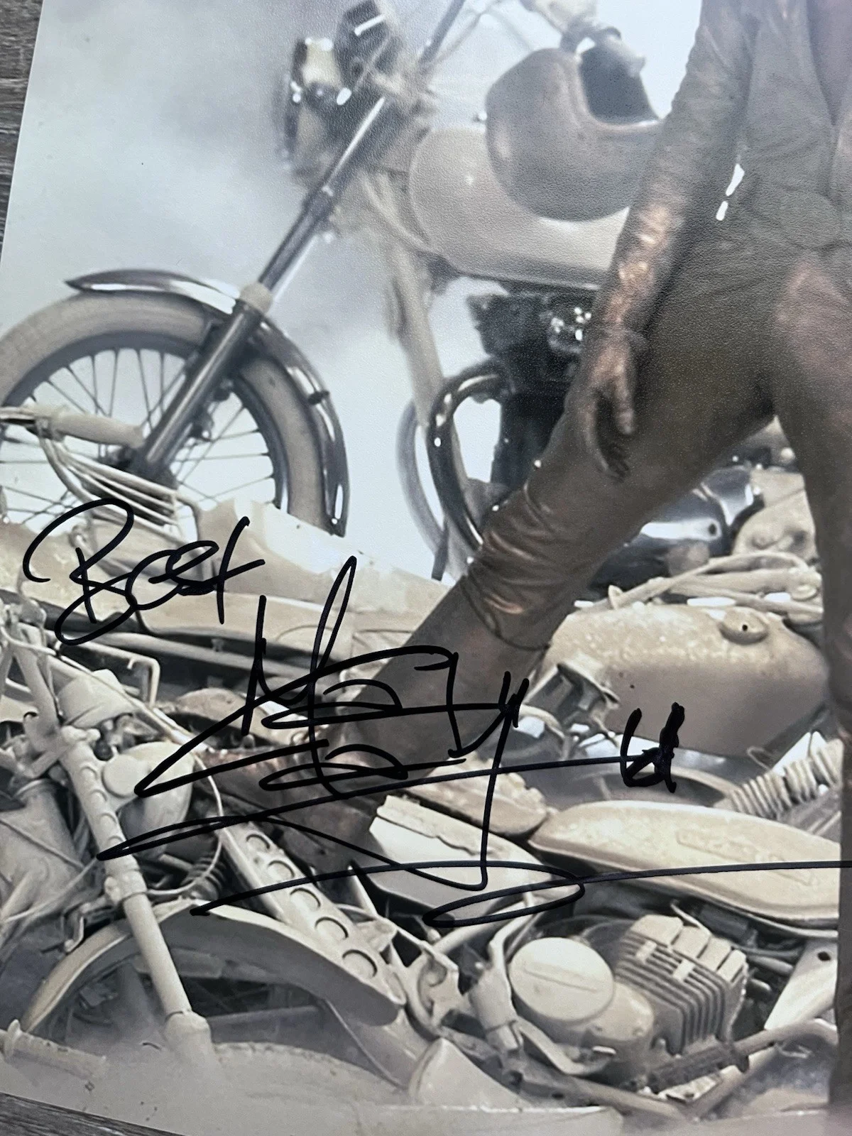 Maxwell Caulfield — Maxwell Caulfield Signed Michael Carrington 8x10 Photo Beckett COA Grease 2, изображение 3