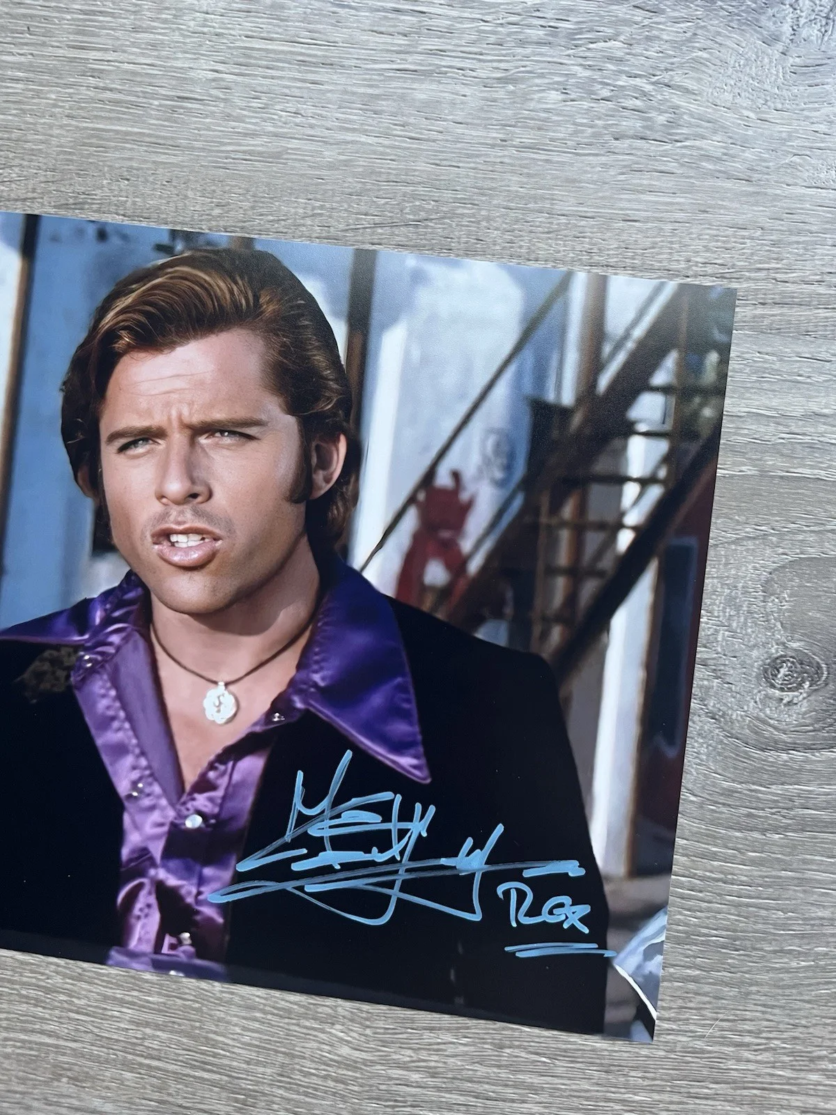Maxwell Caulfield — Maxwell Caulfield Signed Rex Manning 8x10 Photo Beckett COA Empire Records, изображение 3