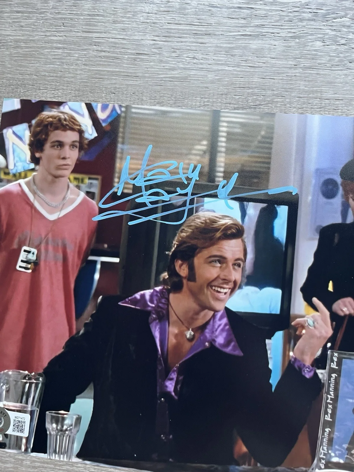 Maxwell Caulfield — Maxwell Caulfield Signed Rex Manning 8x10 Photo Beckett COA Empire Records, изображение 3