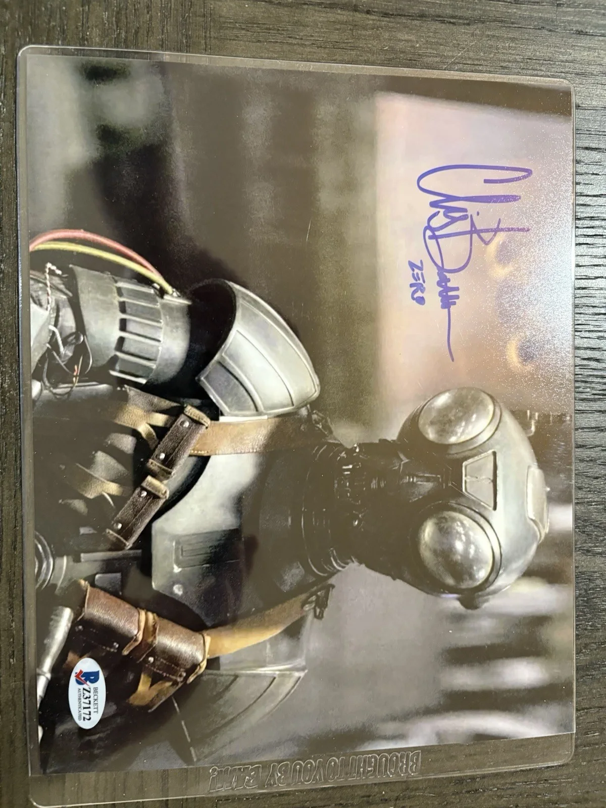 Chris Bartlett — Autographed Chris Bartlett Signed 8x10 Star Wars Q9-0 Zero Photo Beckett BAS COA, изображение 2