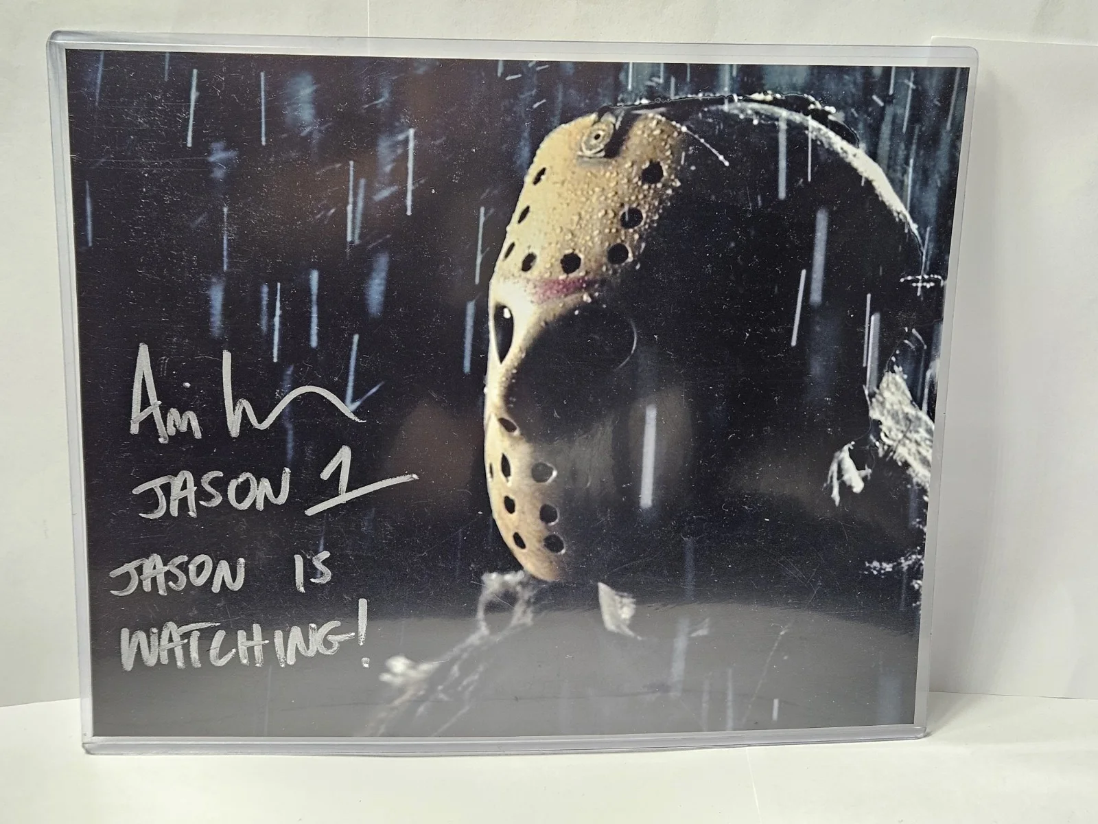 Ari Lehman — Ari Lehman Autographed/Signed Friday The 13th 8x10 Photo Jason Voorhees Authenti, изображение 2