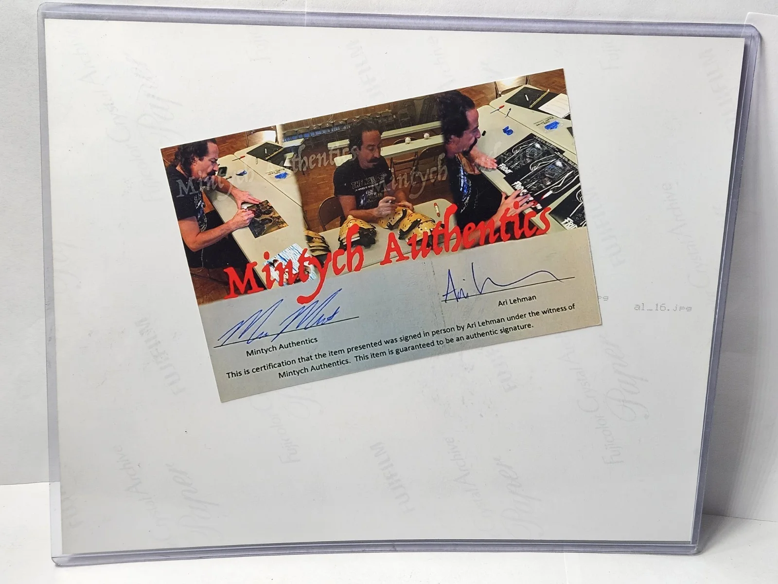 Ari Lehman — Ari Lehman Autographed/Signed Friday The 13th 8x10 Photo Jason Voorhees Authenti, изображение 3