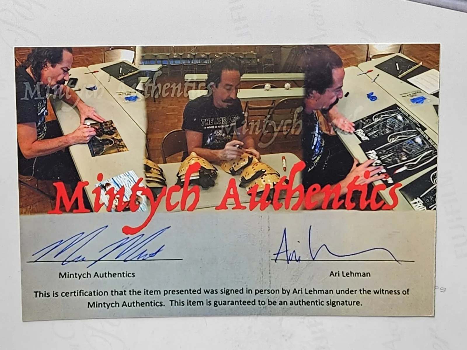 Ari Lehman — Ari Lehman Autographed/Signed Friday The 13th 8x10 Photo Jason Voorhees Authenti, изображение 4