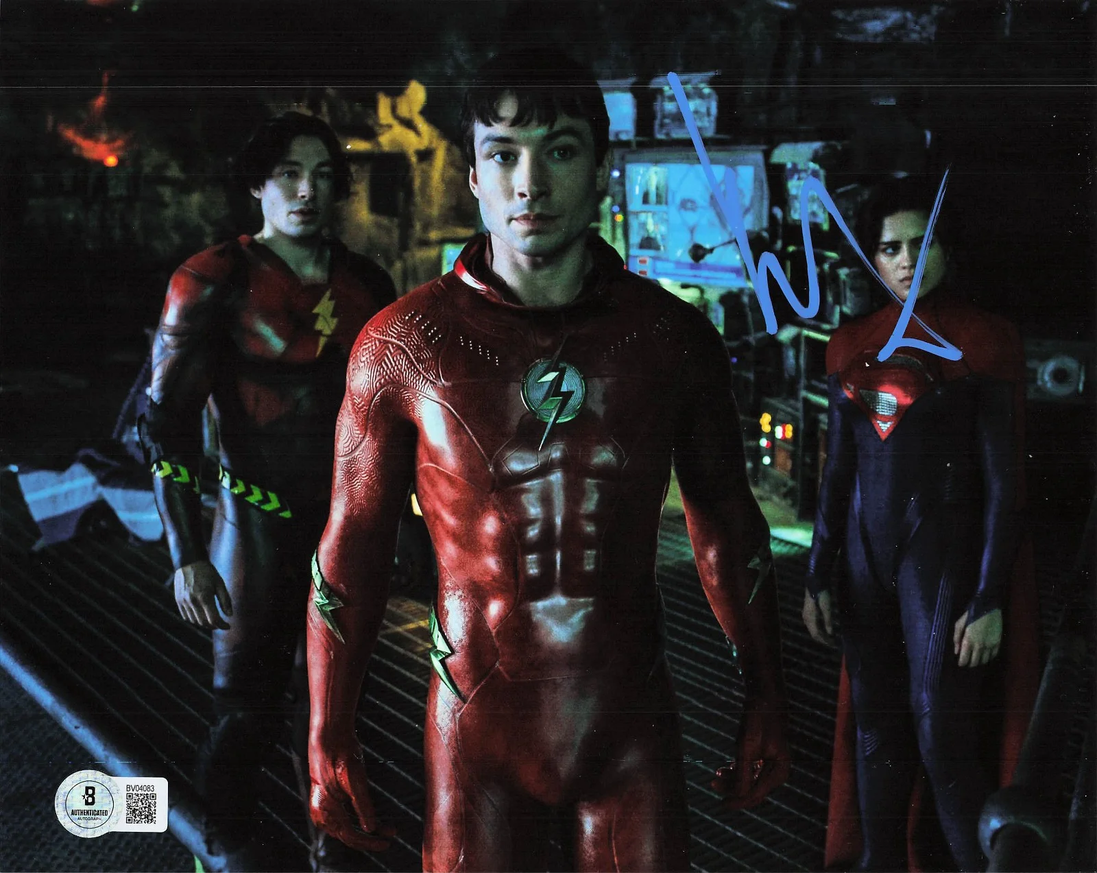 Ezra Miller — Ezra Miller Signed Autograph The Flash 8x10 Photo Beckett BAS DC