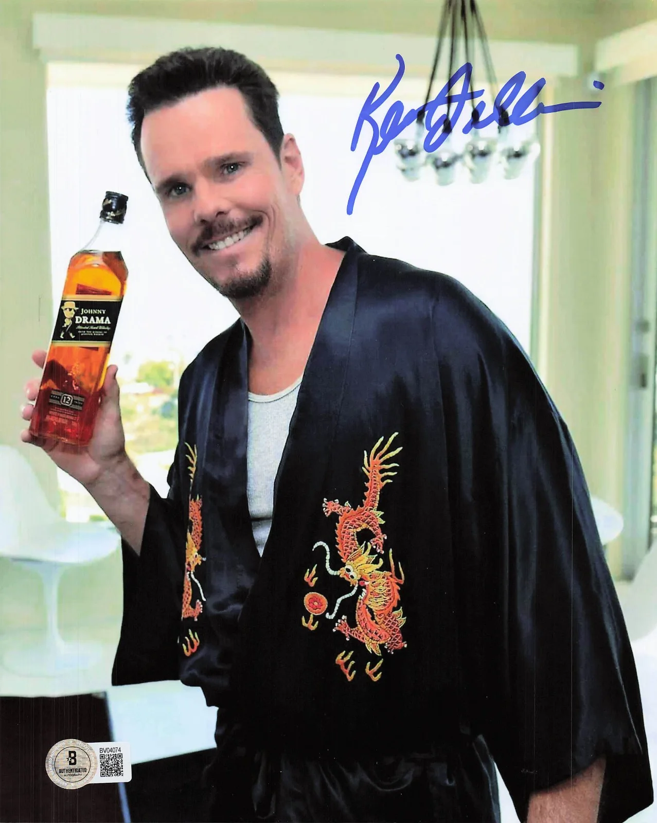 Kevin Dillon — Kevin Dillon Signed Autograph Entourage 8x10 Photo Beckett BAS Johnny Drama