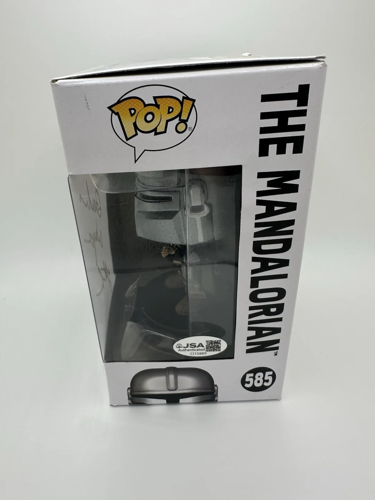 BRENDAN WAYNE & LATEEF CROWDER SIGNED THE MANDALORIAN FUNKO POP STAR WARS JSA WS, изображение 3