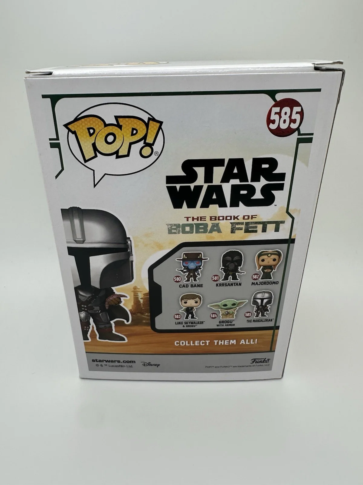 BRENDAN WAYNE & LATEEF CROWDER SIGNED THE MANDALORIAN FUNKO POP STAR WARS JSA WS, изображение 4