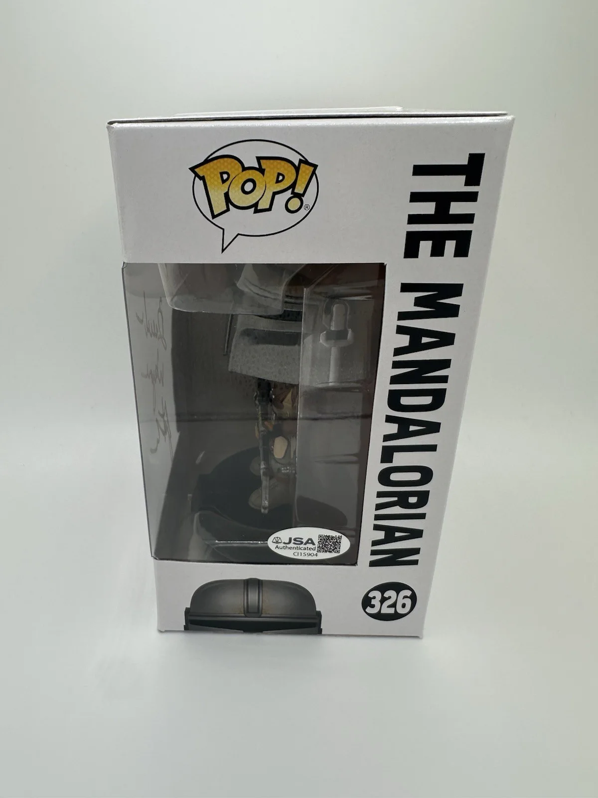 BRENDAN WAYNE & LATEEF CROWDER SIGNED THE MANDALORIAN FUNKO POP STAR WARS JSA WS, изображение 3
