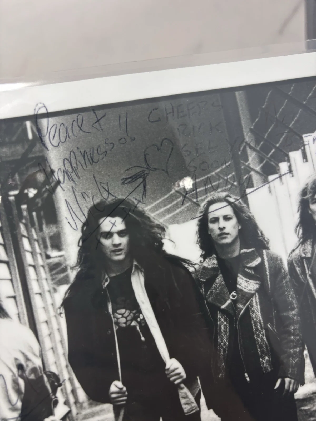2 Die 4 Signed Promo Photo Morgan Creek Records Autographed Band 1990s Rock, image 3