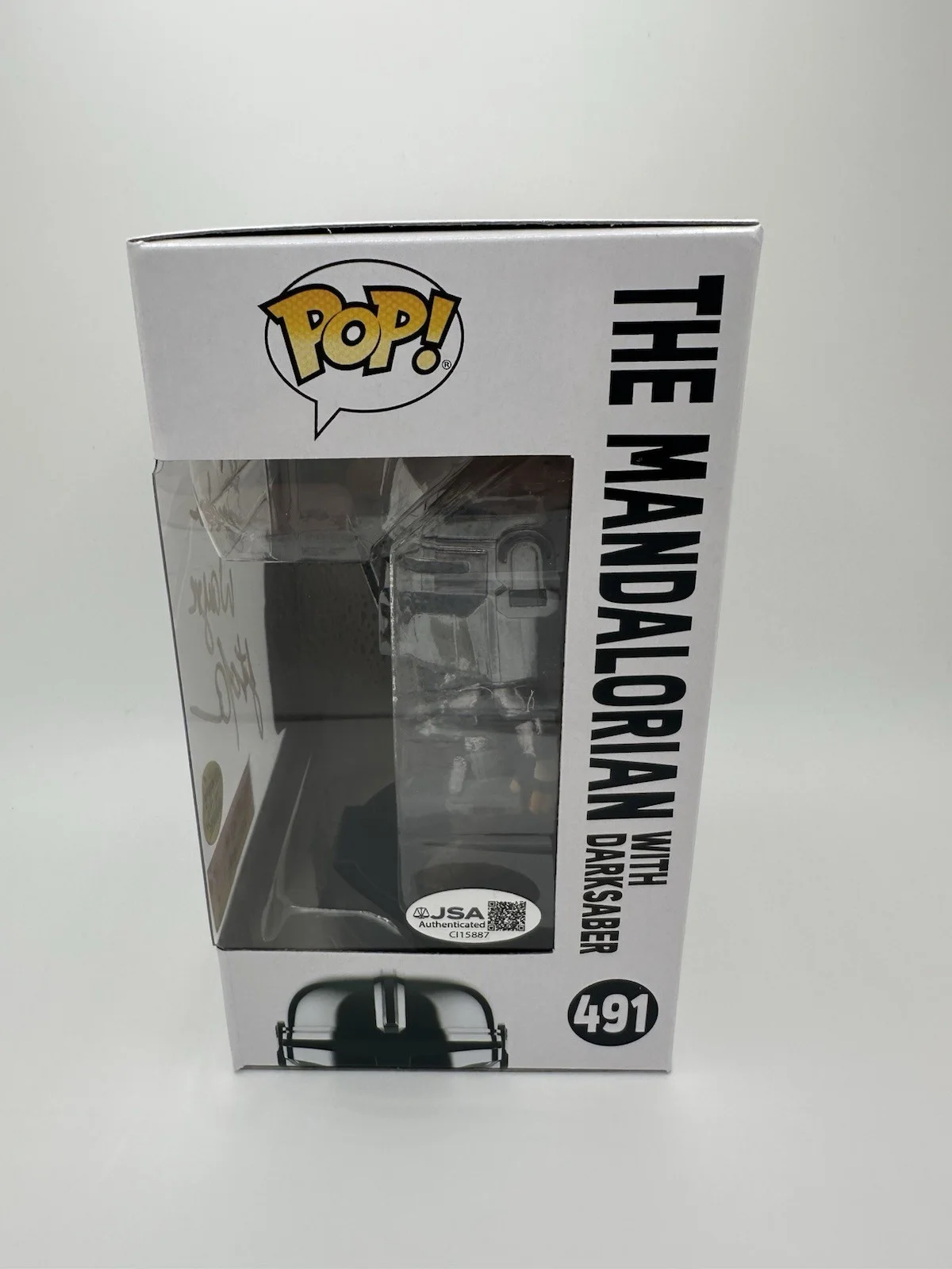 BRENDAN WAYNE & LATEEF CROWDER SIGNED THE MANDALORIAN FUNKO POP STAR WARS JSA WS, изображение 3