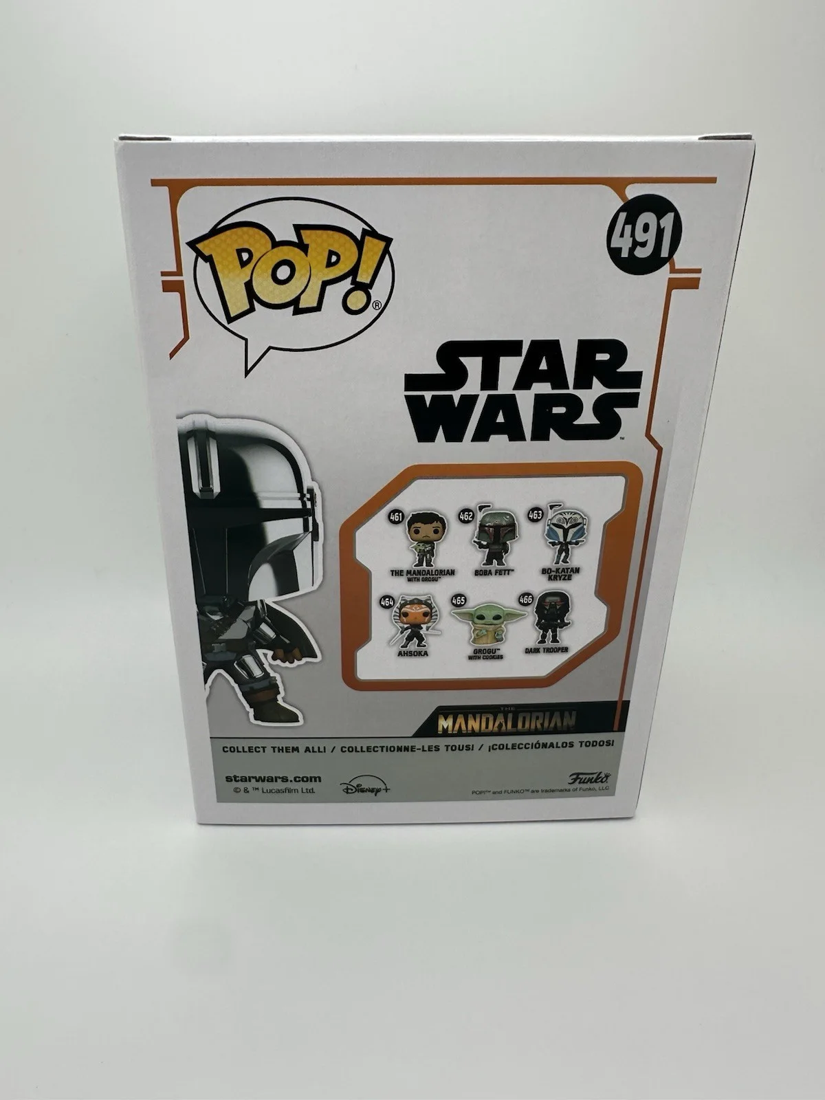 BRENDAN WAYNE & LATEEF CROWDER SIGNED THE MANDALORIAN FUNKO POP STAR WARS JSA WS, изображение 4