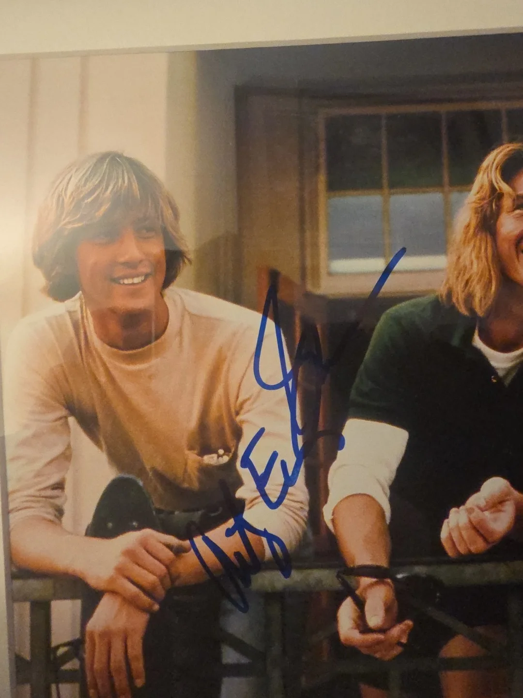 Anthony Edwards, Eric Stoltz " The Stoners"- Fast Times Signed , Framed 8x10-, image 2