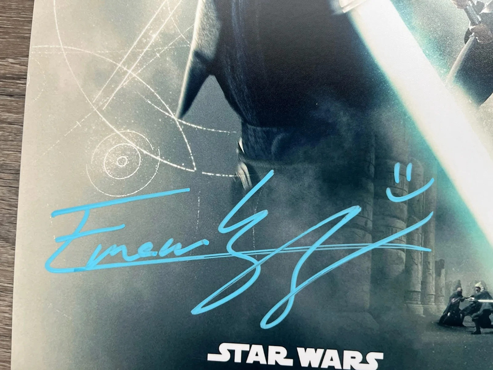 Eman Esfandi — Eman Esfandi Signed AHSOKA 11x17 Photo JSA COA Ezra Bridger Star Wars, image 4
