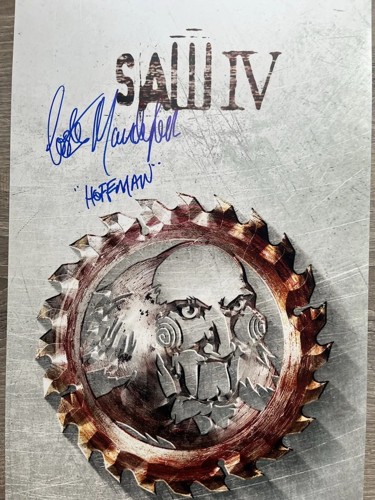 Costas Mandylor — Costas Mandylor Signed Saw IV 11x17 Photo JSA COA Detective Hoffman Horror Auto, изображение 5