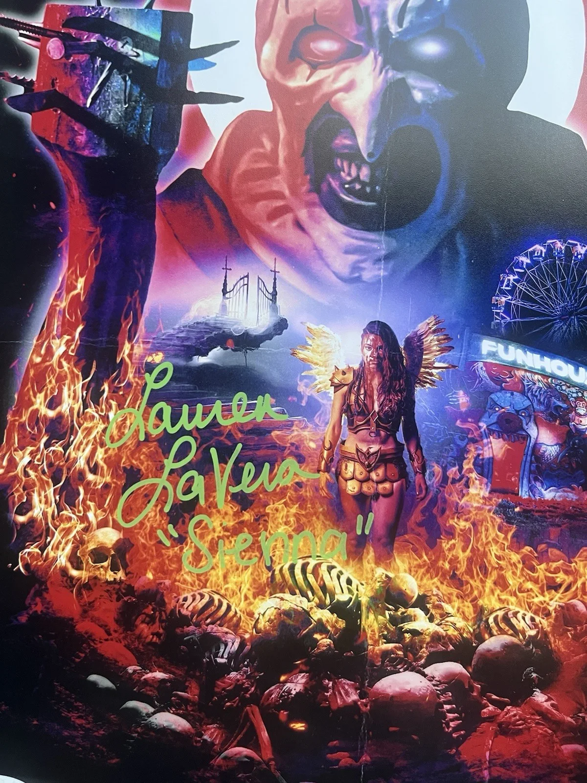 Lauren LaVera — Lauren LaVera Samantha Scaffidi Dual Signed Terrifier 2 11x14 Photo JSA COA, image 4