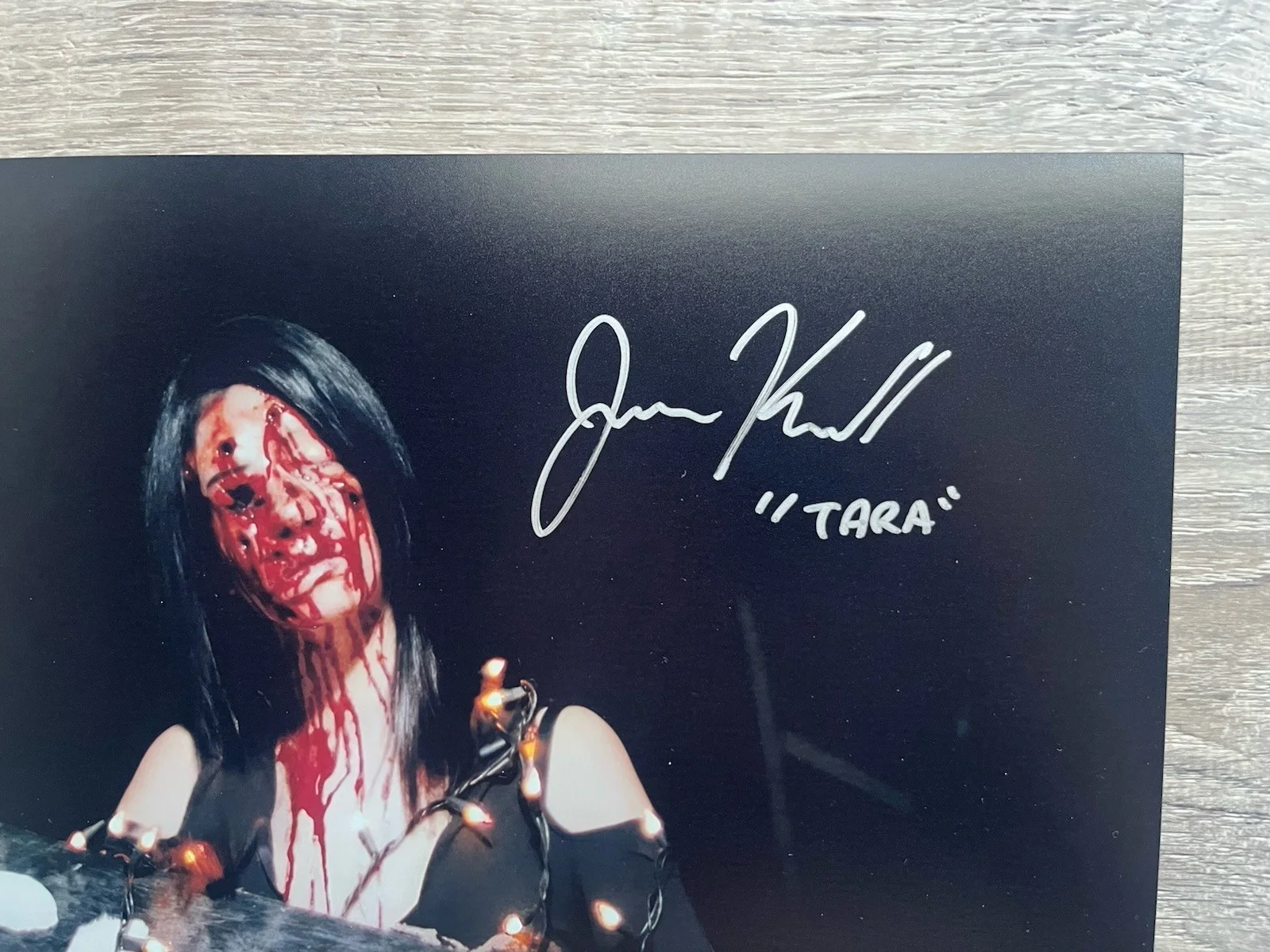 Jenna Kanell — Jenna Kanell Signed Terrifier 11x14 Photo JSA COA Tara Art The Clown, изображение 3