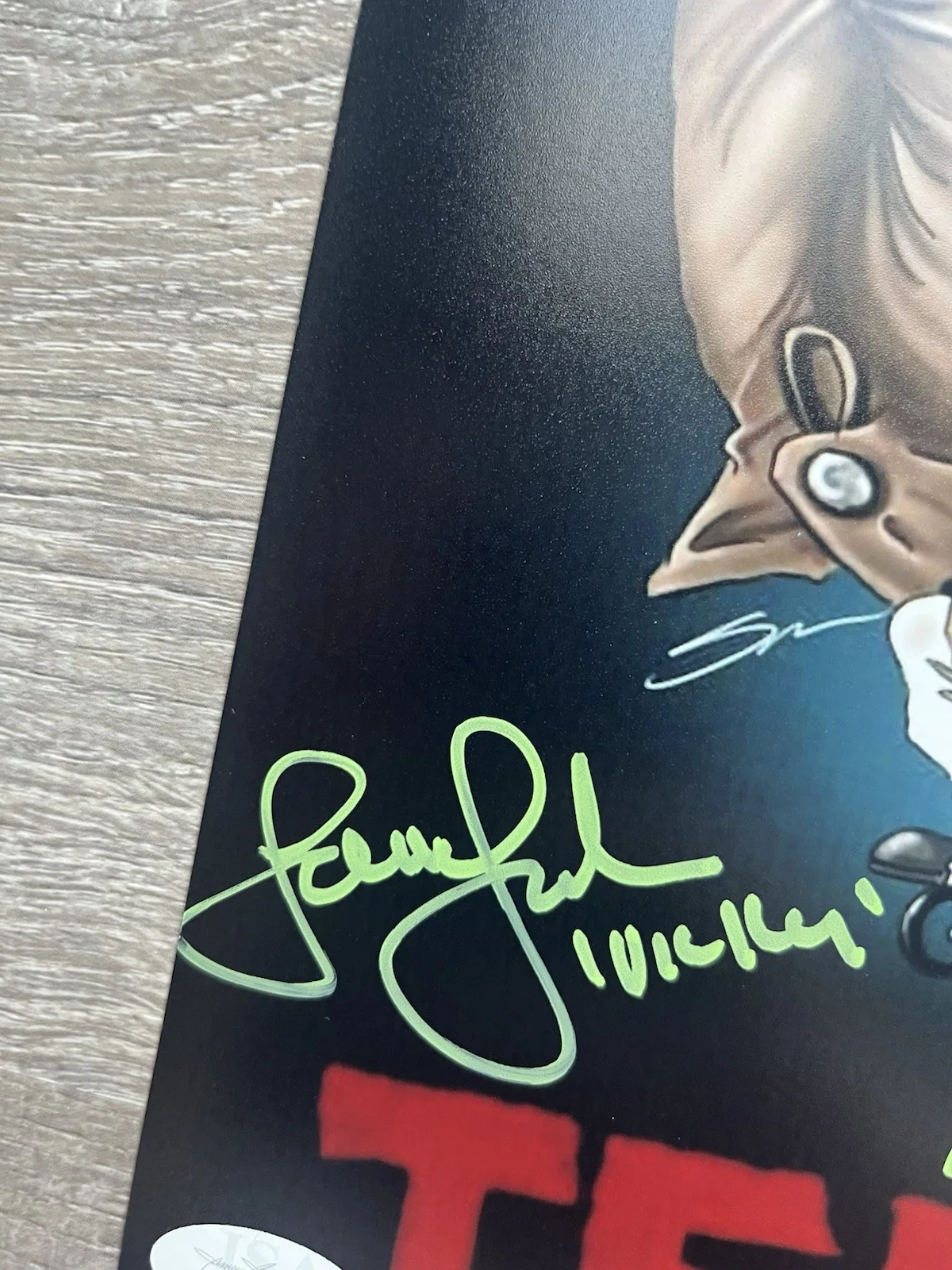 Samantha Scaffidi — Samantha Scaffidi Jenna Kanell Signed Terrifier 11x14 Photo JSA Art The Clown, изображение 5